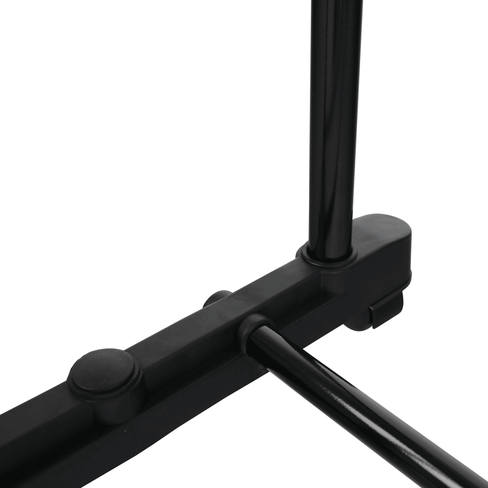 Cuier mobil, inox/plastic negru, OLIVER — imaginea 7