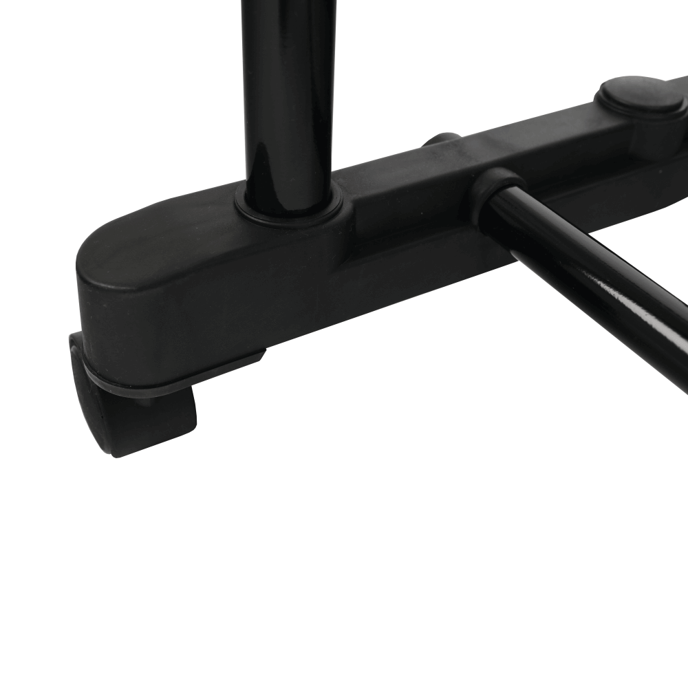 Cuier mobil, inox/plastic negru, OLIVER — imaginea 8