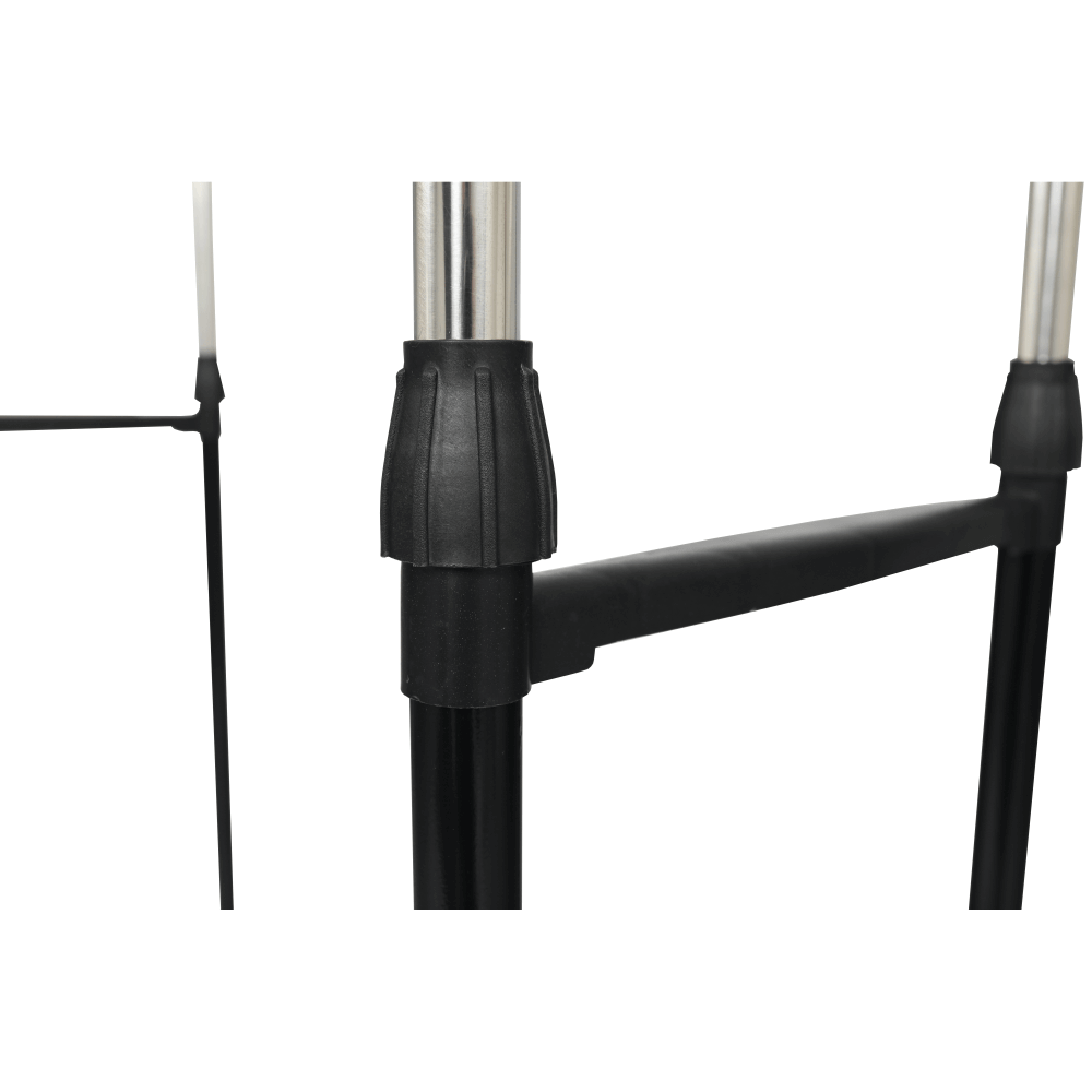 Cuier mobil, inox/plastic negru, OLIVER — imaginea 9