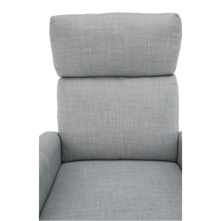 Fotoliu reglabil, material textil gri, FOREST — imaginea 18