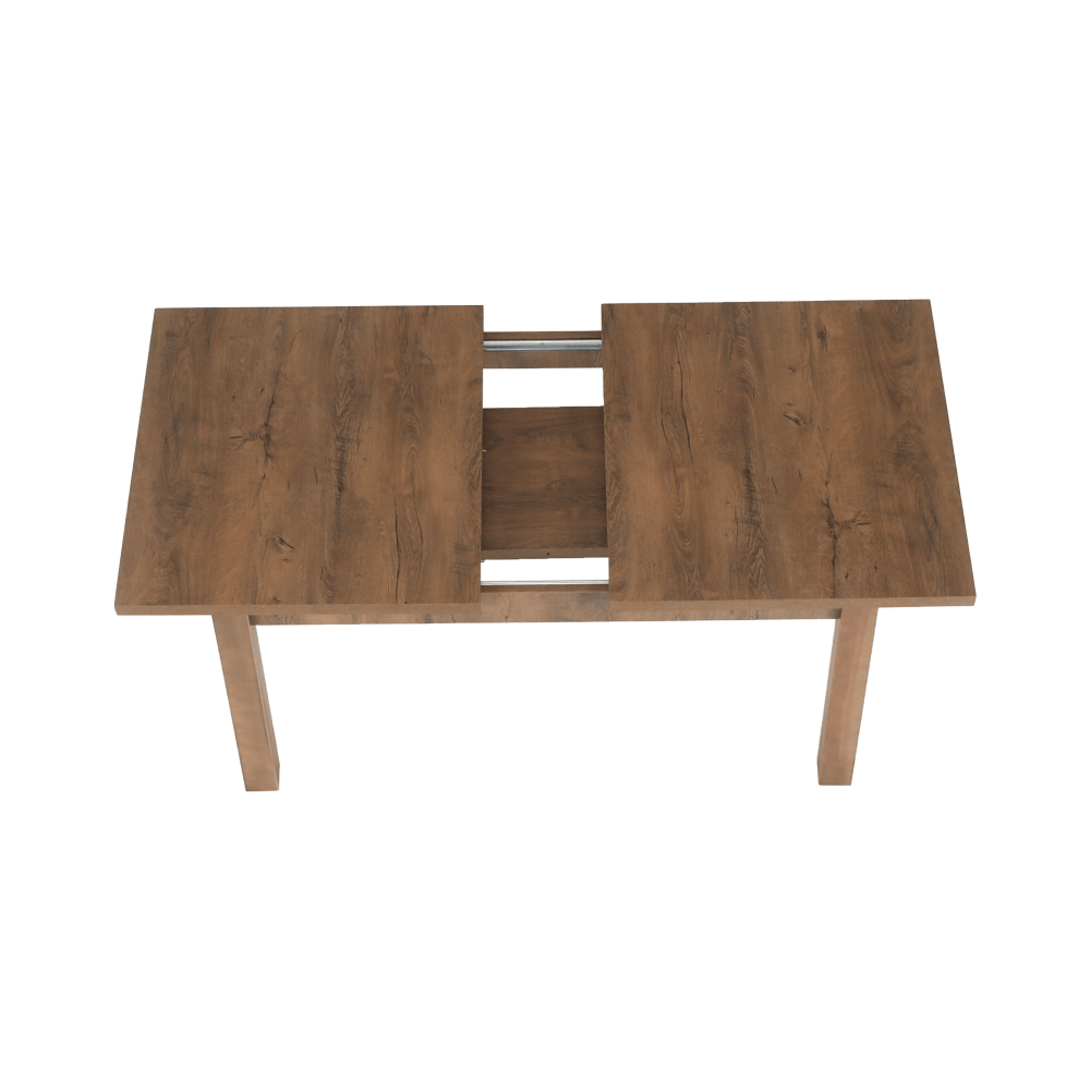 Masa extensibila pentru dining, stejar lefkas inchis, 160-203x90 cm, MONTANA STW — imaginea 13