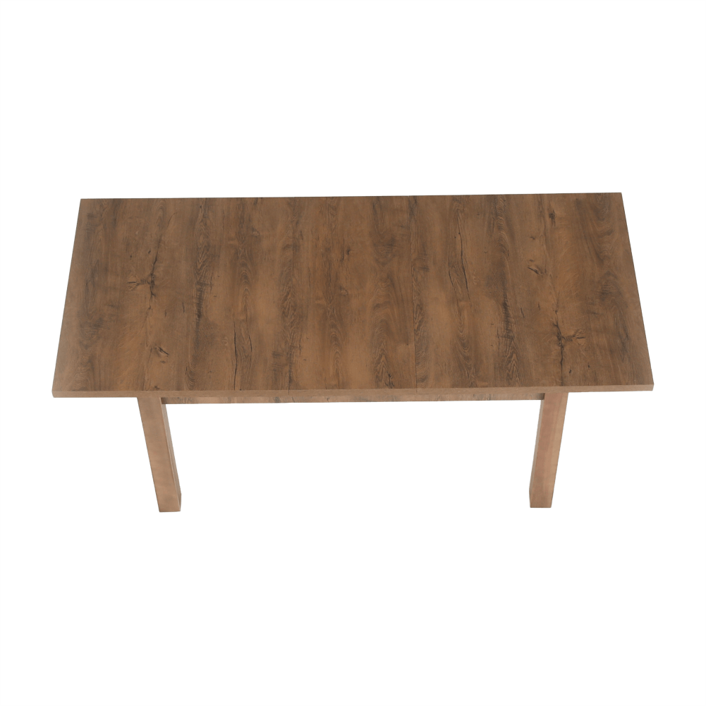 Masa extensibila pentru dining, stejar lefkas inchis, 160-203x90 cm, MONTANA STW — imaginea 17