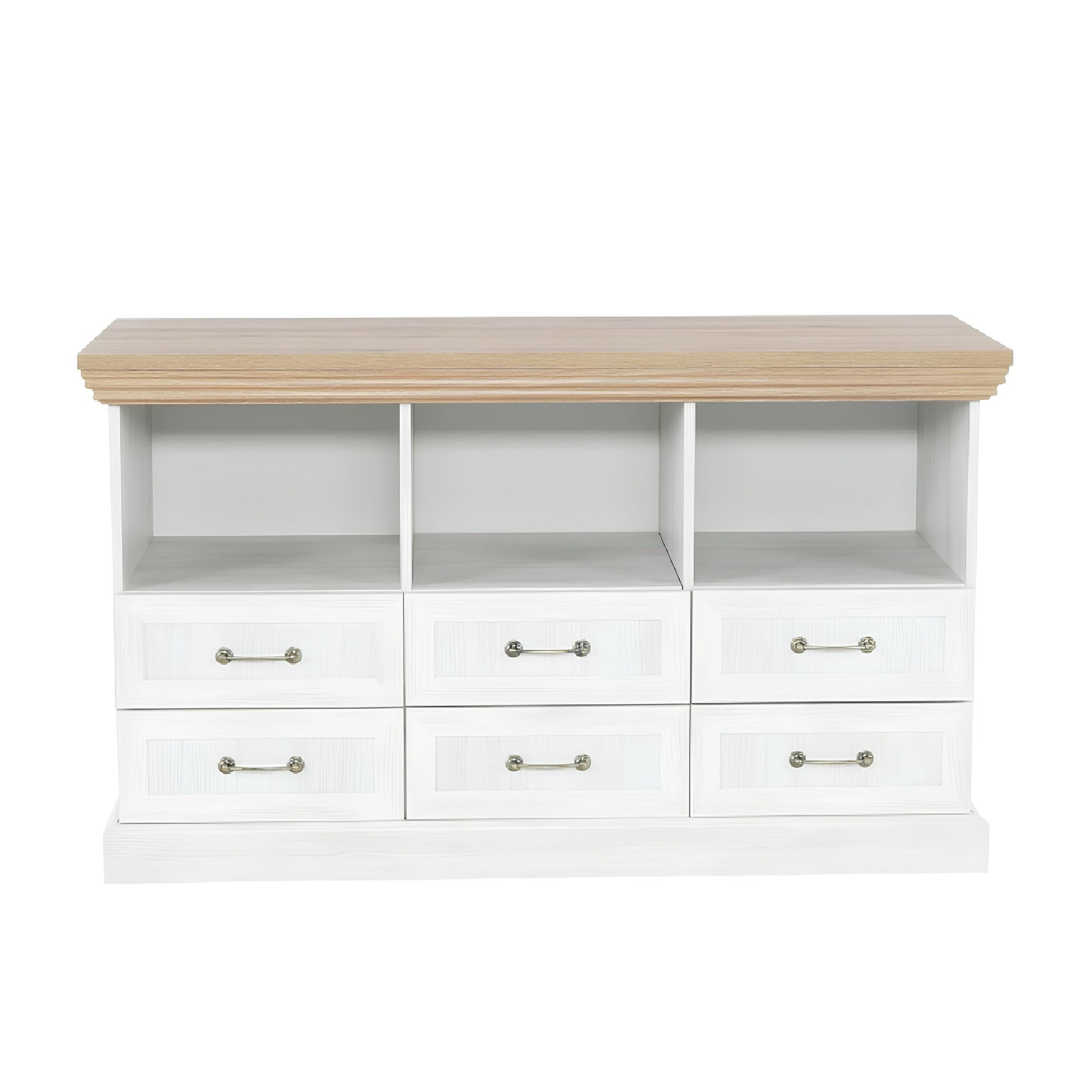 Comoda TV, pin nordic/stejar salbatic, ROYAL RS — imaginea 4
