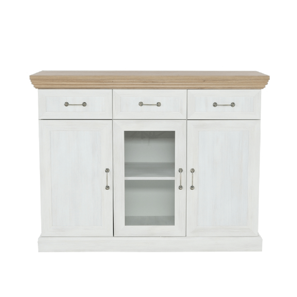 Comoda cu trei usi, pin nordic/stejar salbatic, ROYAL K1S — imaginea 5