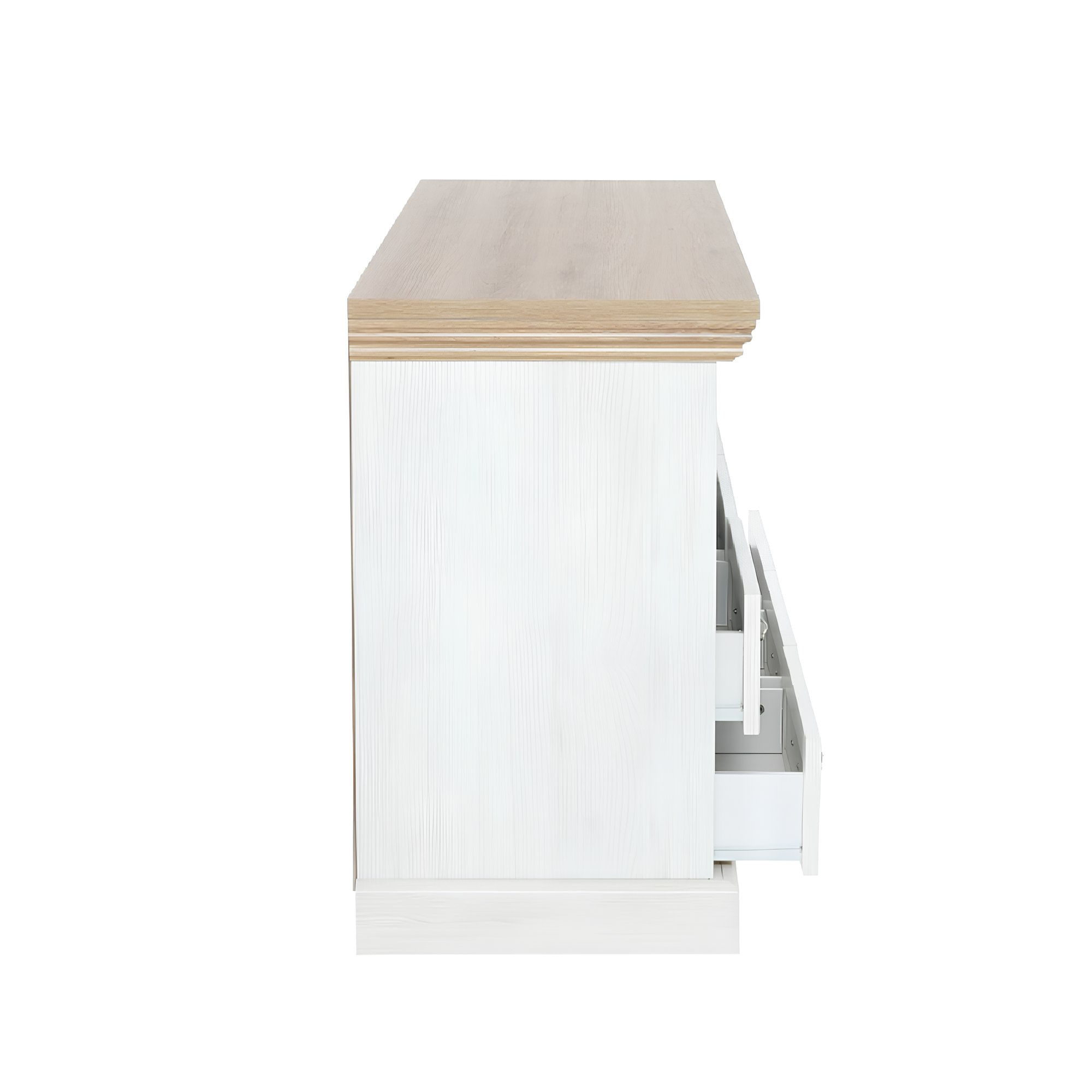Comoda TV, pin nordic/stejar salbatic, ROYAL RS — imaginea 6