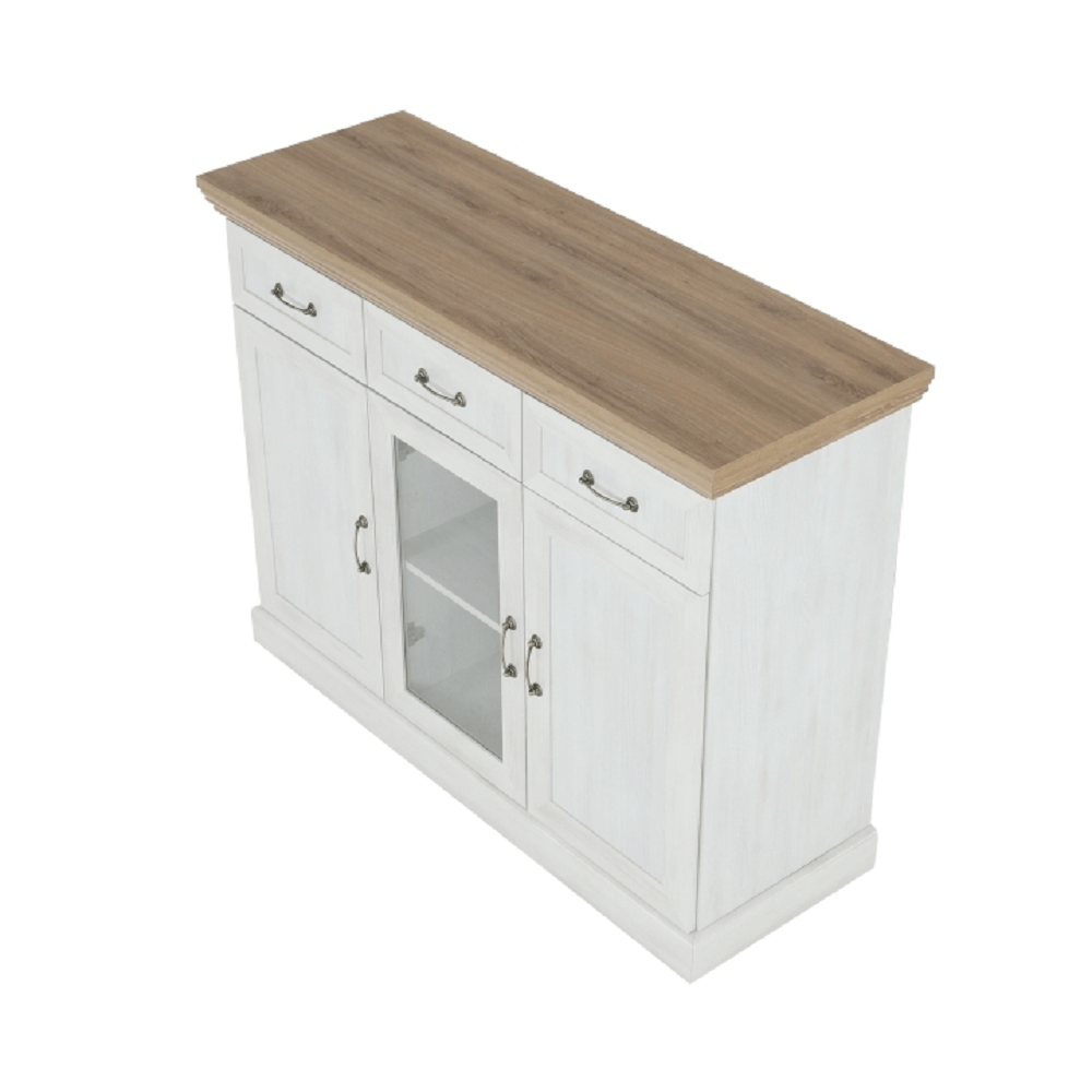 Comoda cu trei usi, pin nordic/stejar salbatic, ROYAL K1S — imaginea 6