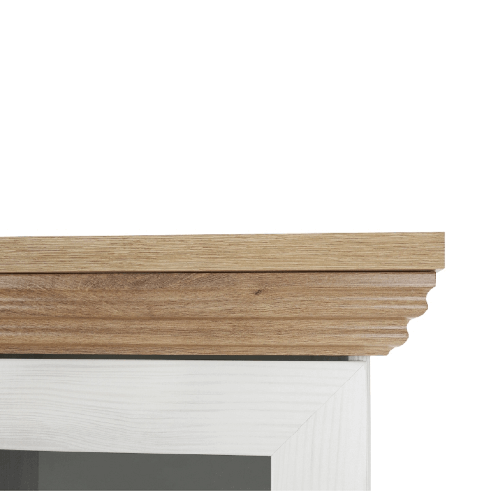 Vitrina, pin nordic/stejar salbatic, ROYAL W2D — imaginea 8