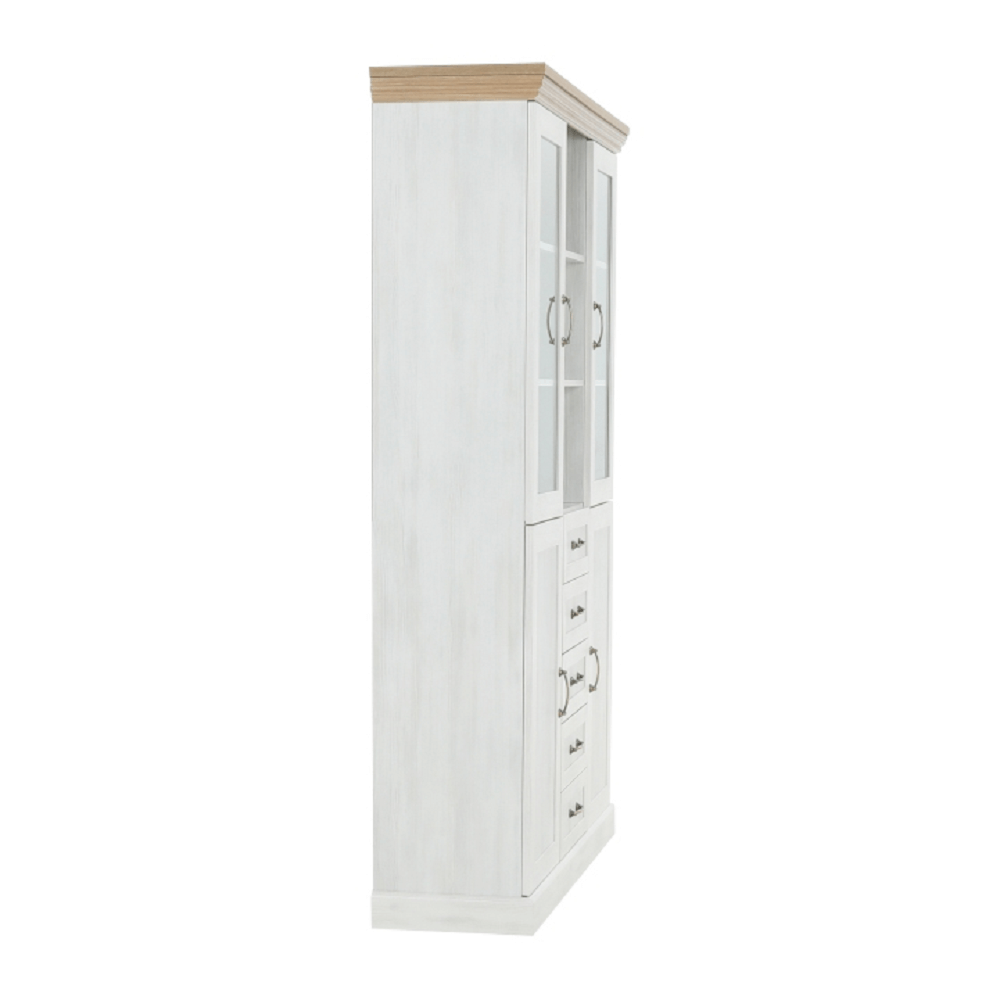 Vitrina, pin nordic/stejar salbatic, ROYAL W2D — imaginea 9