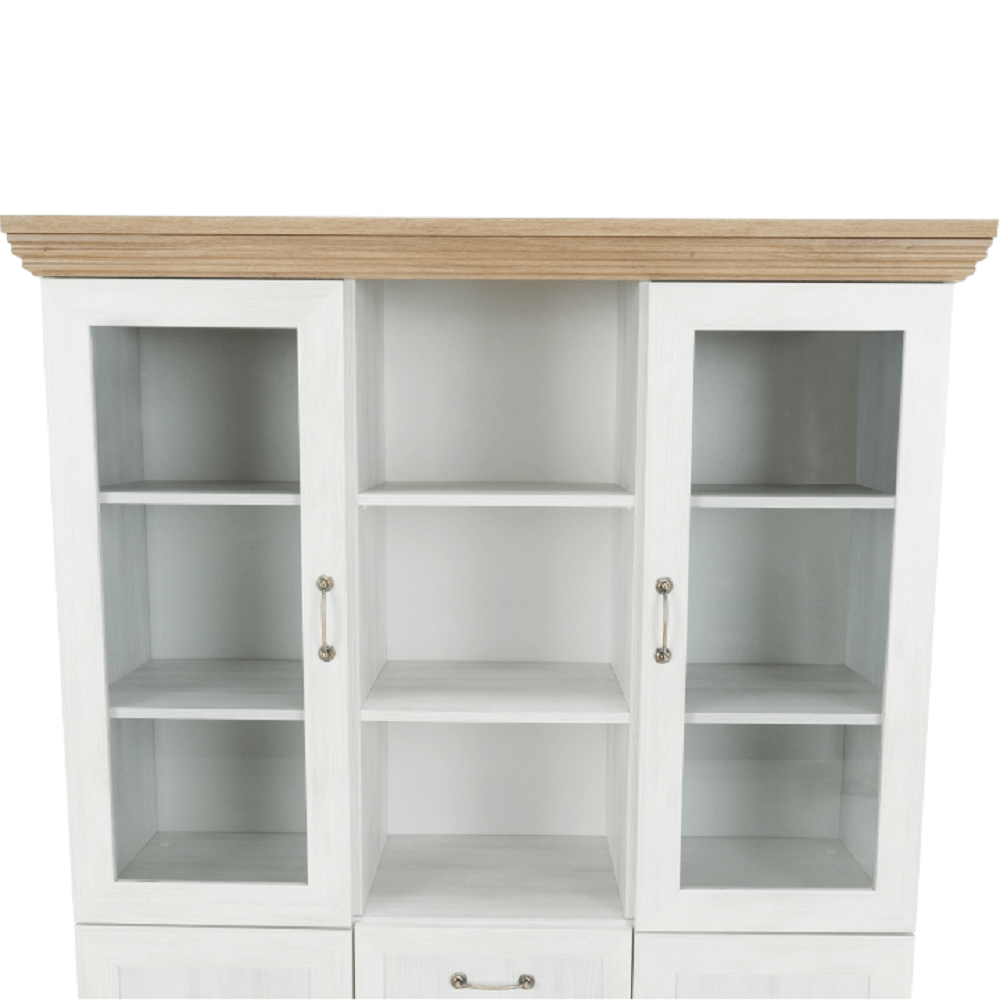 Vitrina, pin nordic/stejar salbatic, ROYAL W2D — imaginea 16