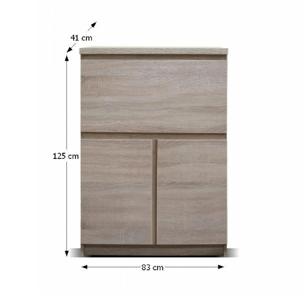 Comoda combinata, stejar sonoma, PANAMA TYP 12 — imaginea 2