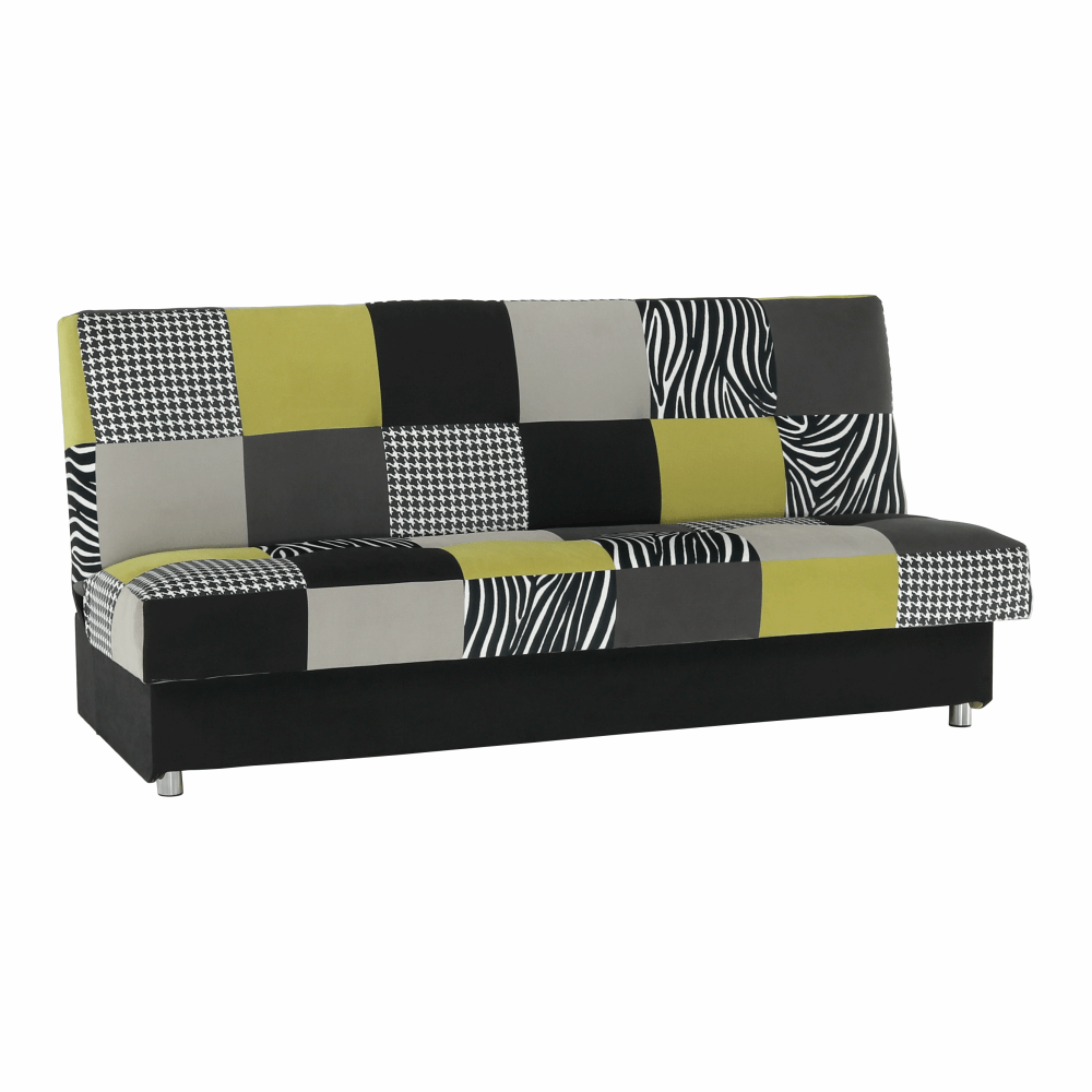 Canapea, textil roz/gri/neagra, ALABAMA — imaginea 8