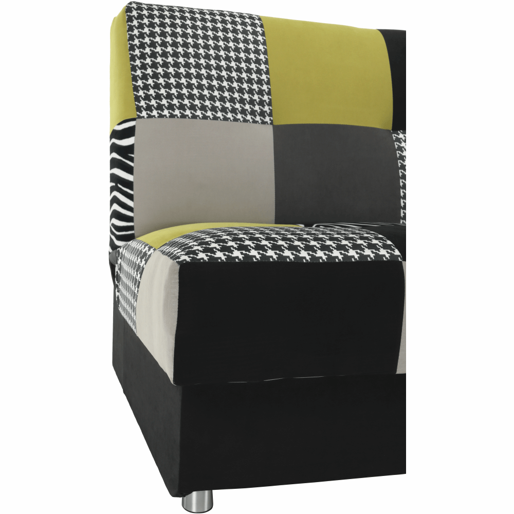 Canapea, textil roz/gri/neagra, ALABAMA — imaginea 14