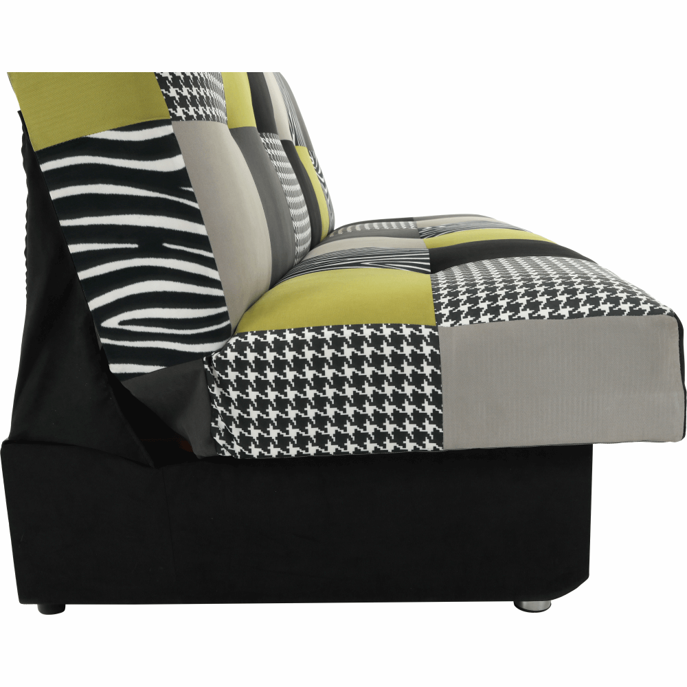 Canapea, textil roz/gri/neagra, ALABAMA — imaginea 18
