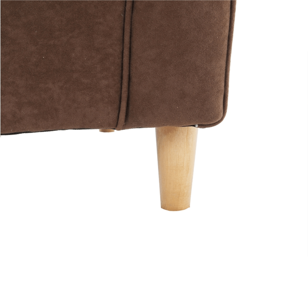 Fotoliu, textil maro, CHARLOT — imaginea 4