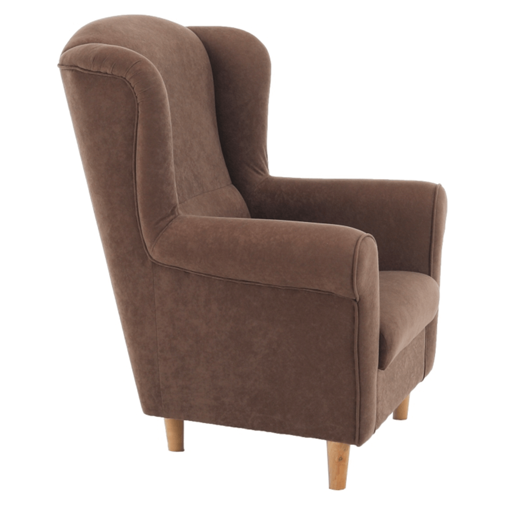 Fotoliu, textil maro, CHARLOT — imaginea 5