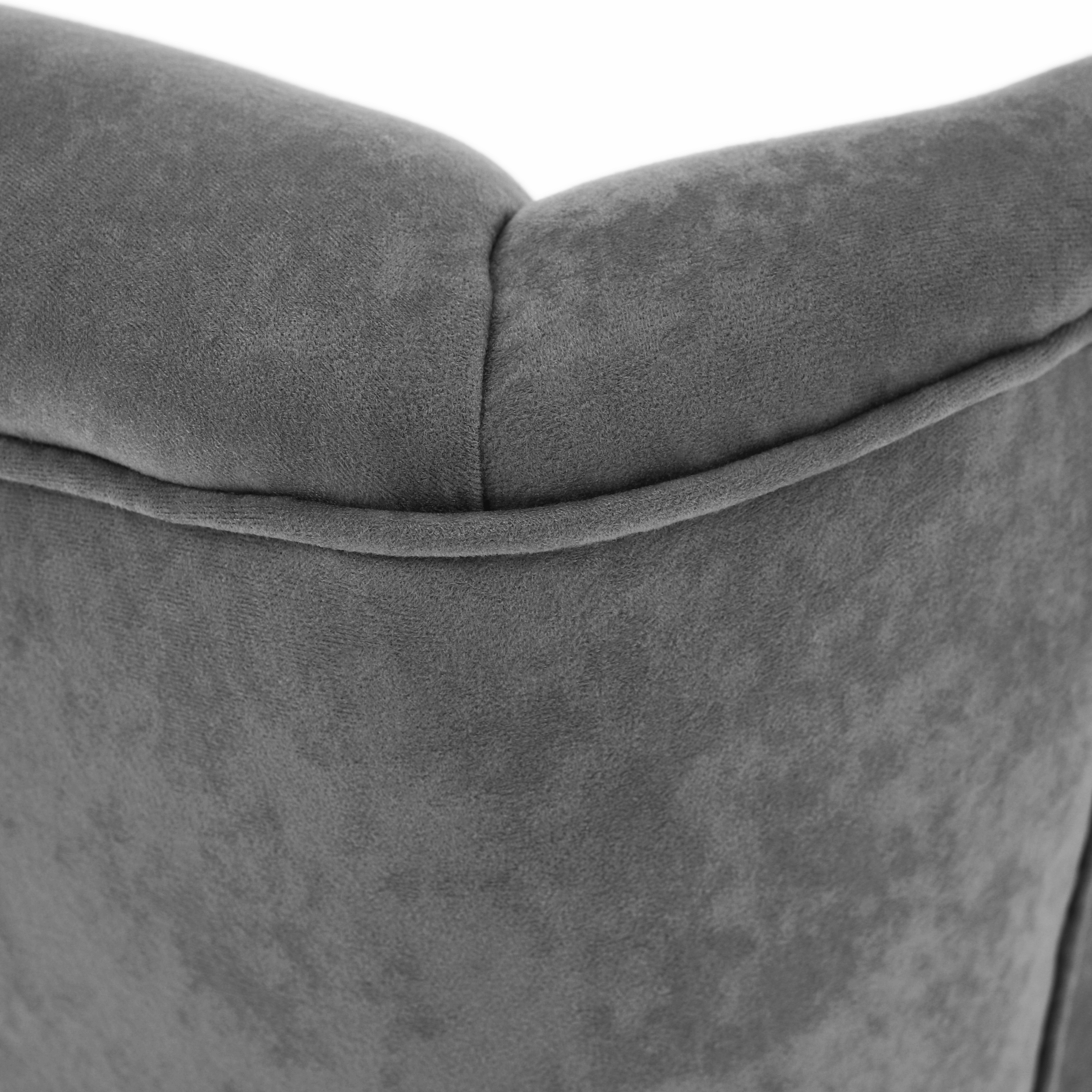 Fotoliu, textil gri, CHARLOT — imaginea 7