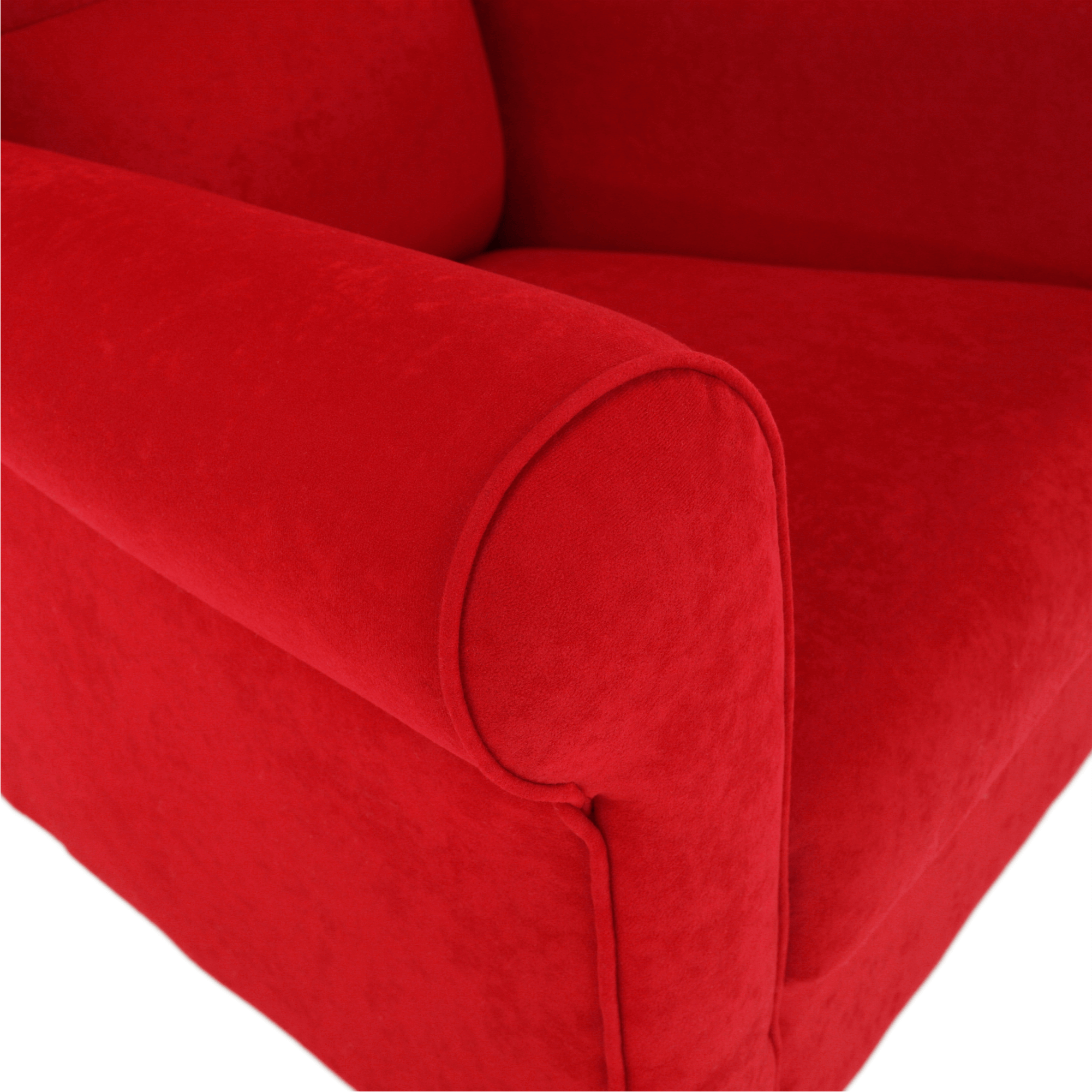 Fotoliu, textil rosu, CHARLOT — imaginea 8