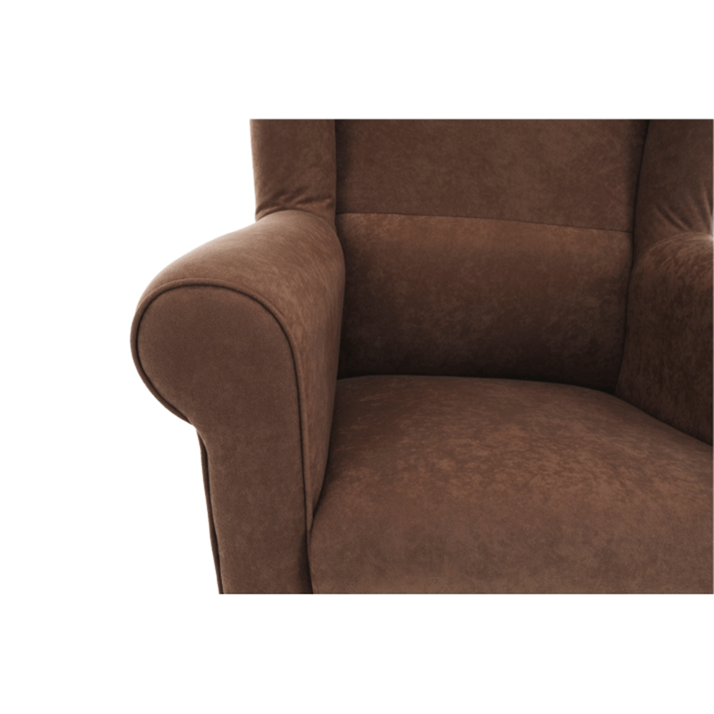 Fotoliu, textil maro, CHARLOT — imaginea 10