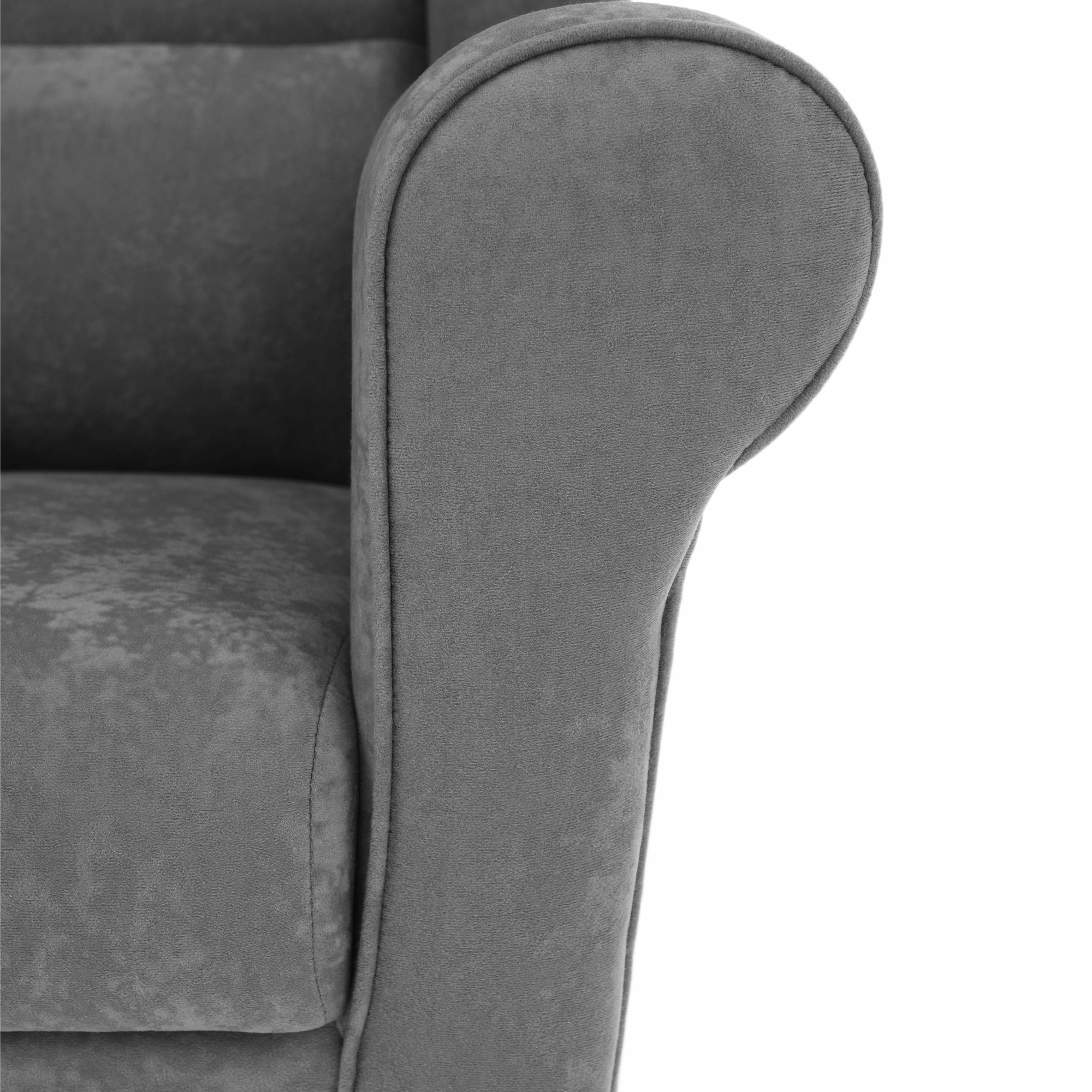 Fotoliu, textil gri, CHARLOT — imaginea 10