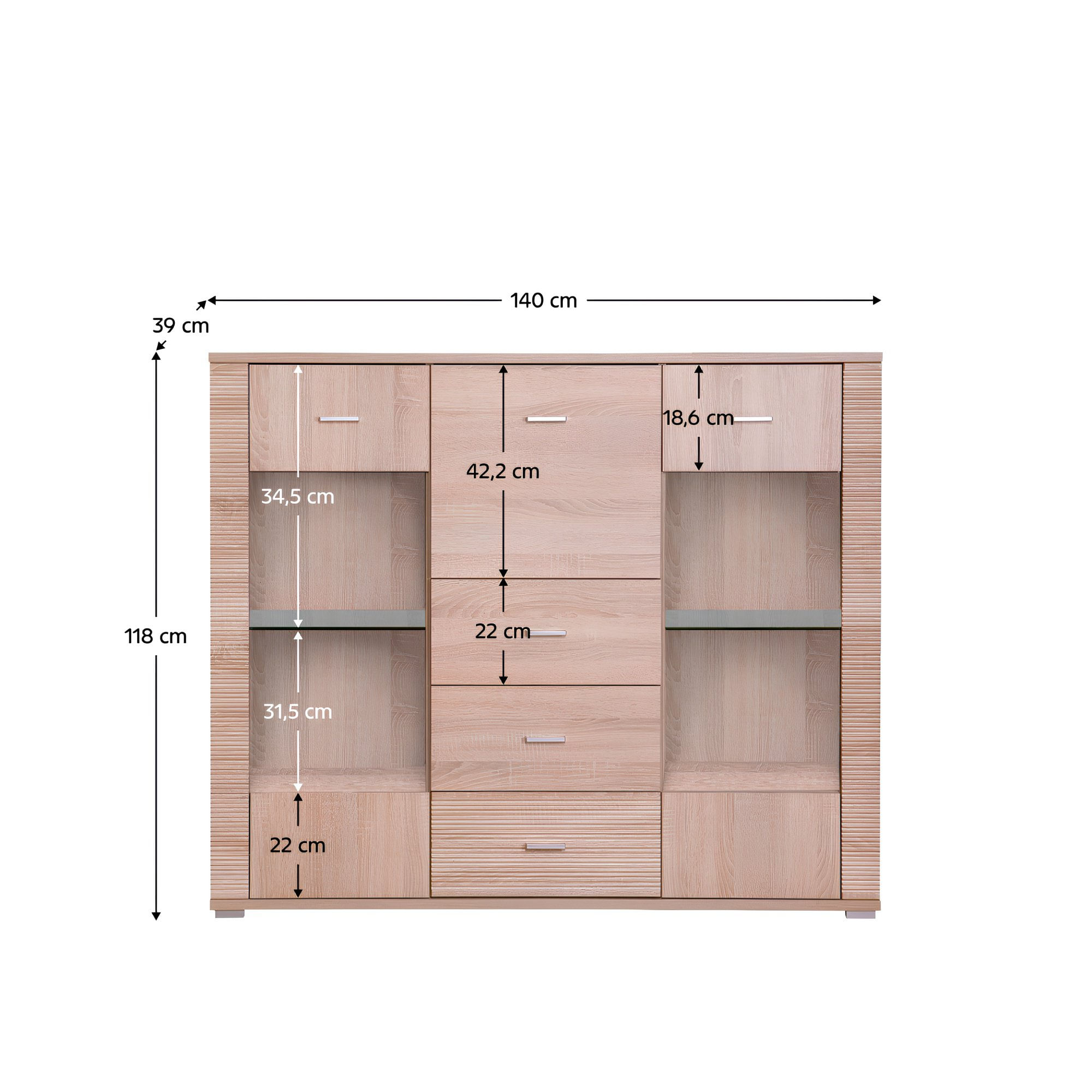 Scrin tip 8, stejar sonoma, GRAND — imaginea 5