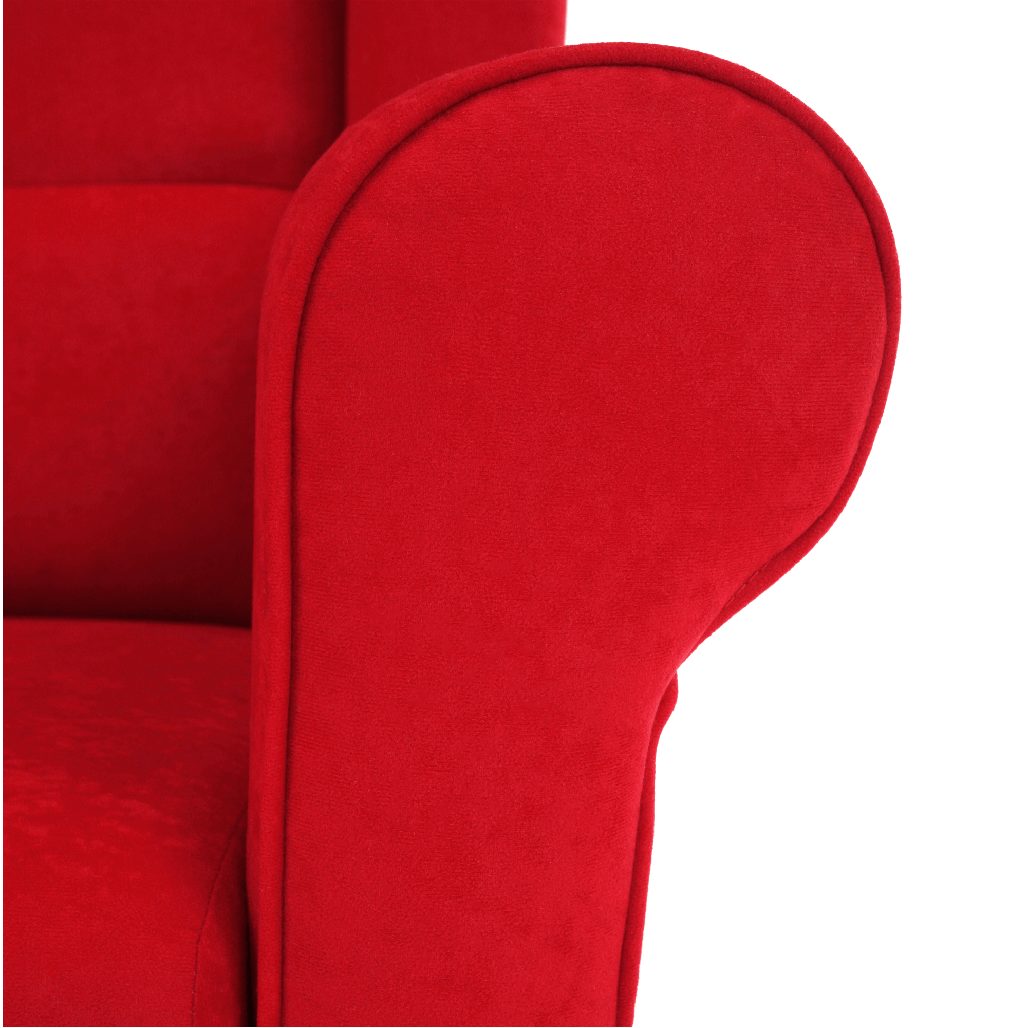 Fotoliu, textil rosu, CHARLOT — imaginea 11