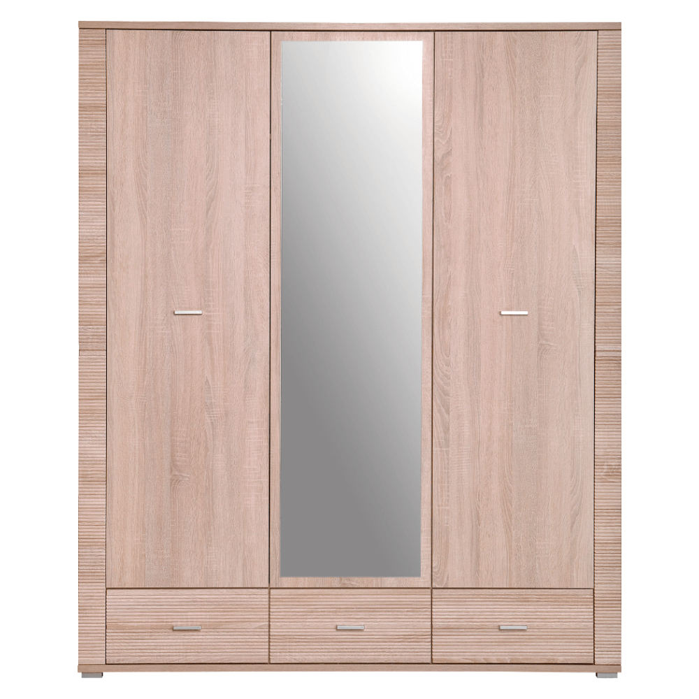 Dulap cu oglinda tip 2, stejar sonoma, GRAND — imaginea 4