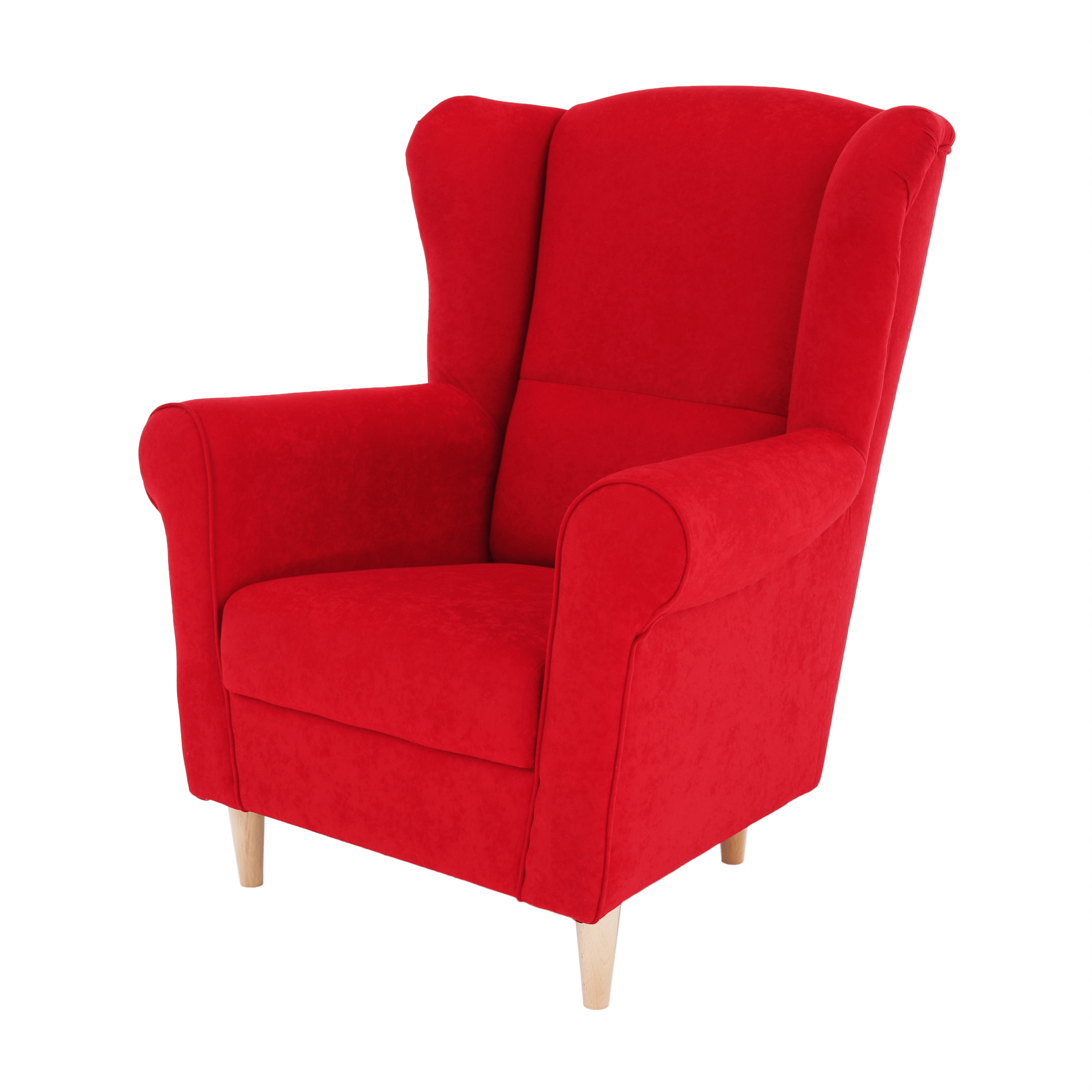 Fotoliu, textil rosu, CHARLOT — imaginea 15