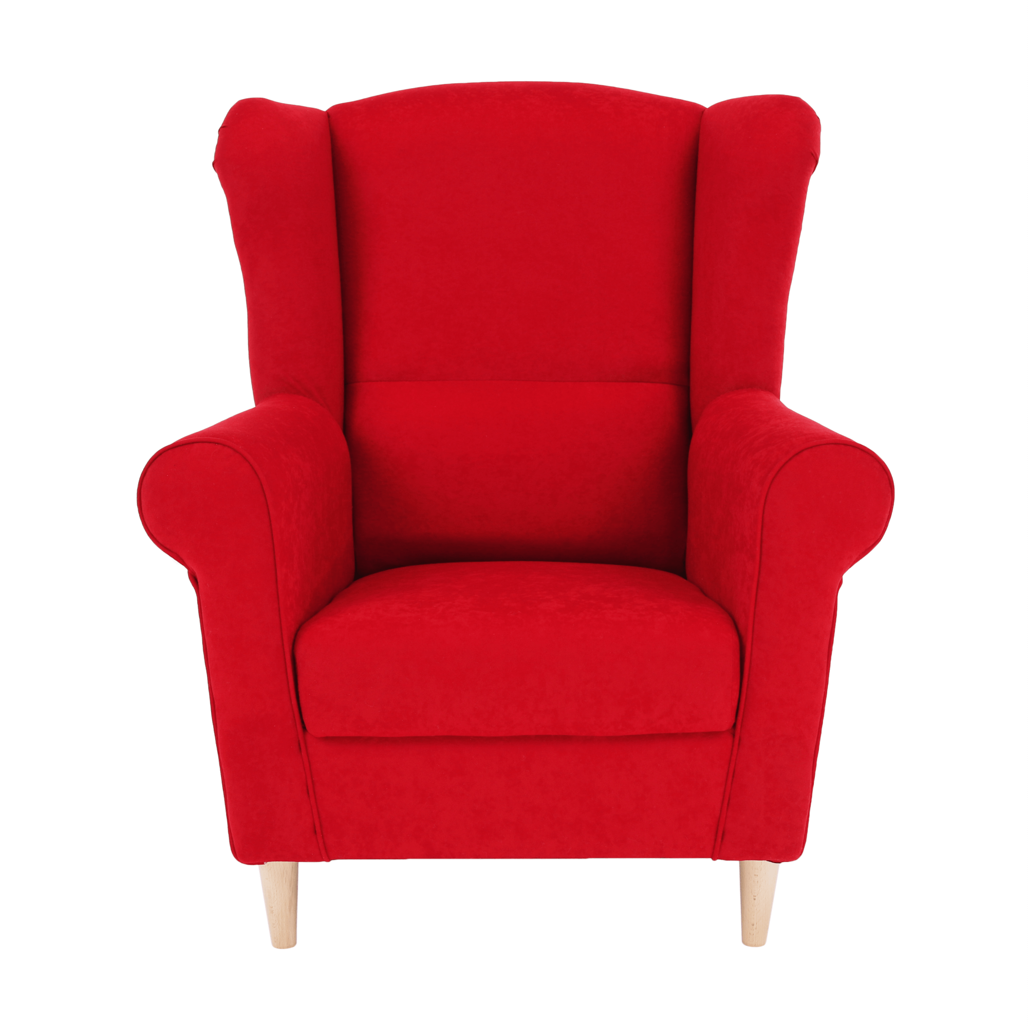 Fotoliu, textil rosu, CHARLOT — imaginea 18