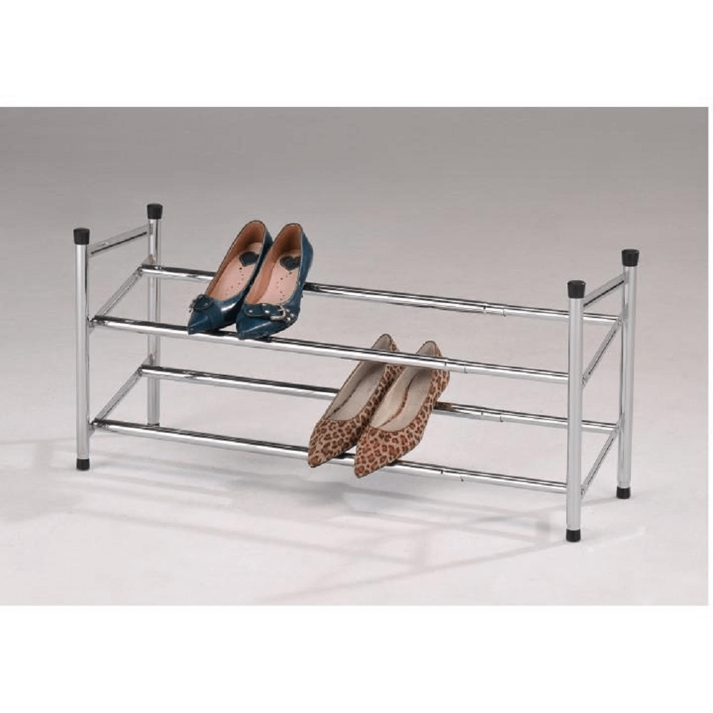 Dulap incaltaminte 2 randuri, cromat/negru, TEA — imaginea 2