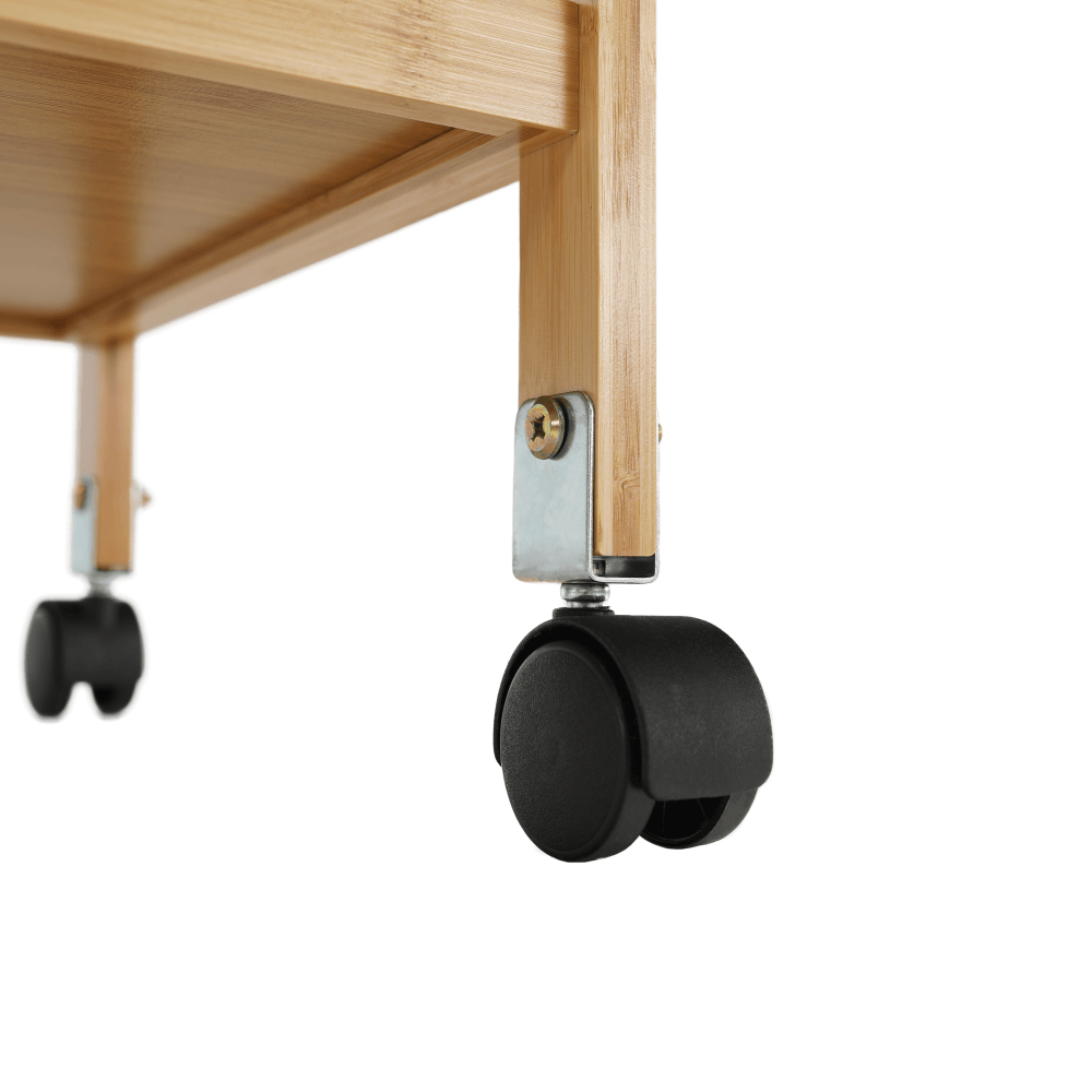 Carucior de servire, natural, MARSEL — imaginea 4