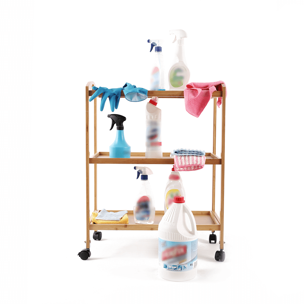 Carucior de servire, natural, MARSEL — imaginea 6