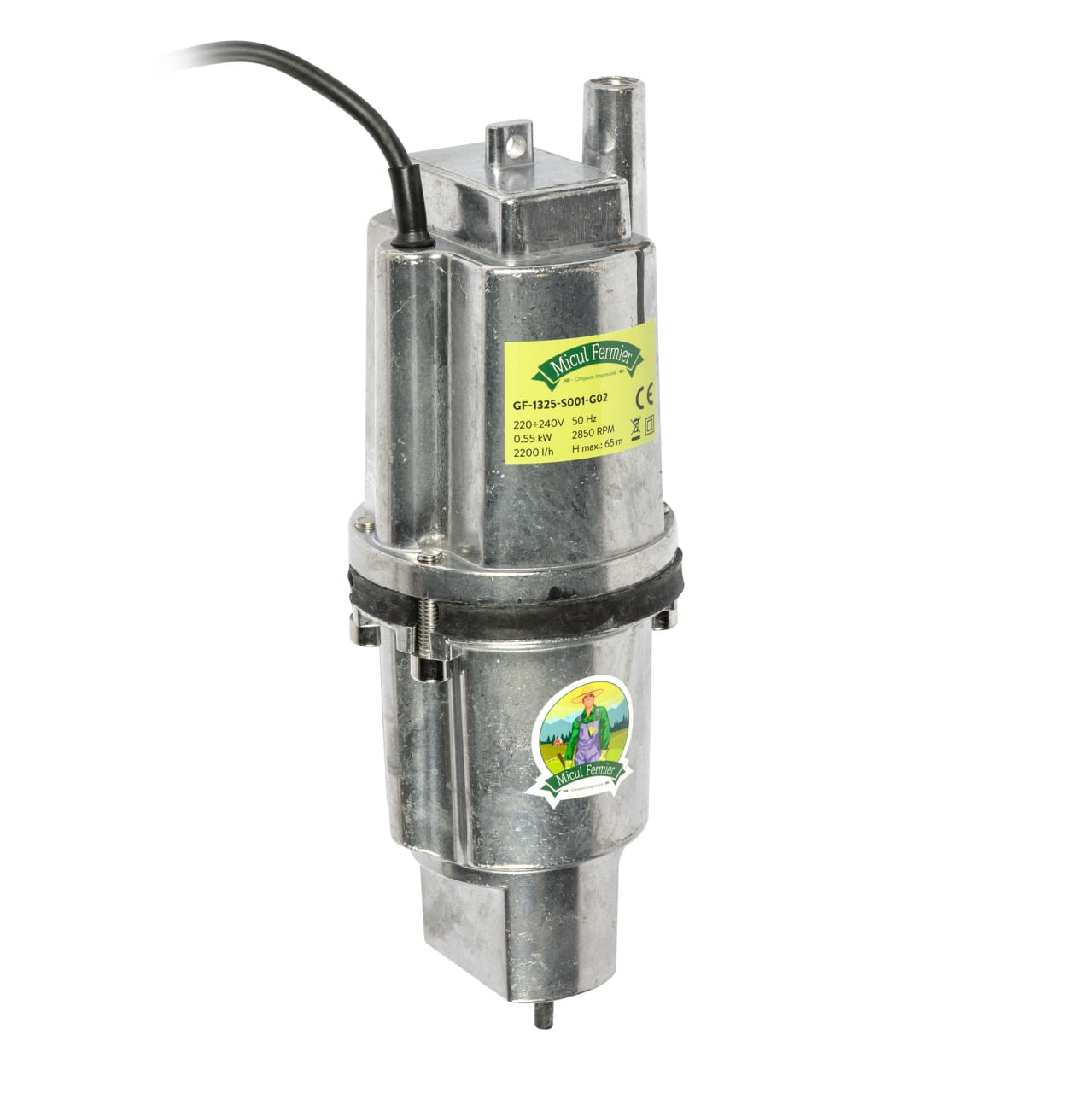 Pompa submersibila vibr 0,55kw 4/65m 2200l/h 1/2" FP, Consum redus de energie, Masa redusa si usor de utilizat — imaginea 7