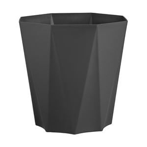 Ghiveci Octogonali din Plastic Antracit pentru Grădină și Balcon — imaginea 2