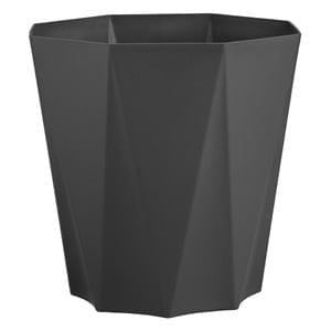 Ghiveci Octogonali din Plastic Antracit pentru Grădină și Balcon — imaginea 3