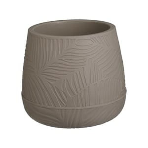Ghiveci Florale din Plastic Mocca cu Farfurie Integrată — imaginea 3