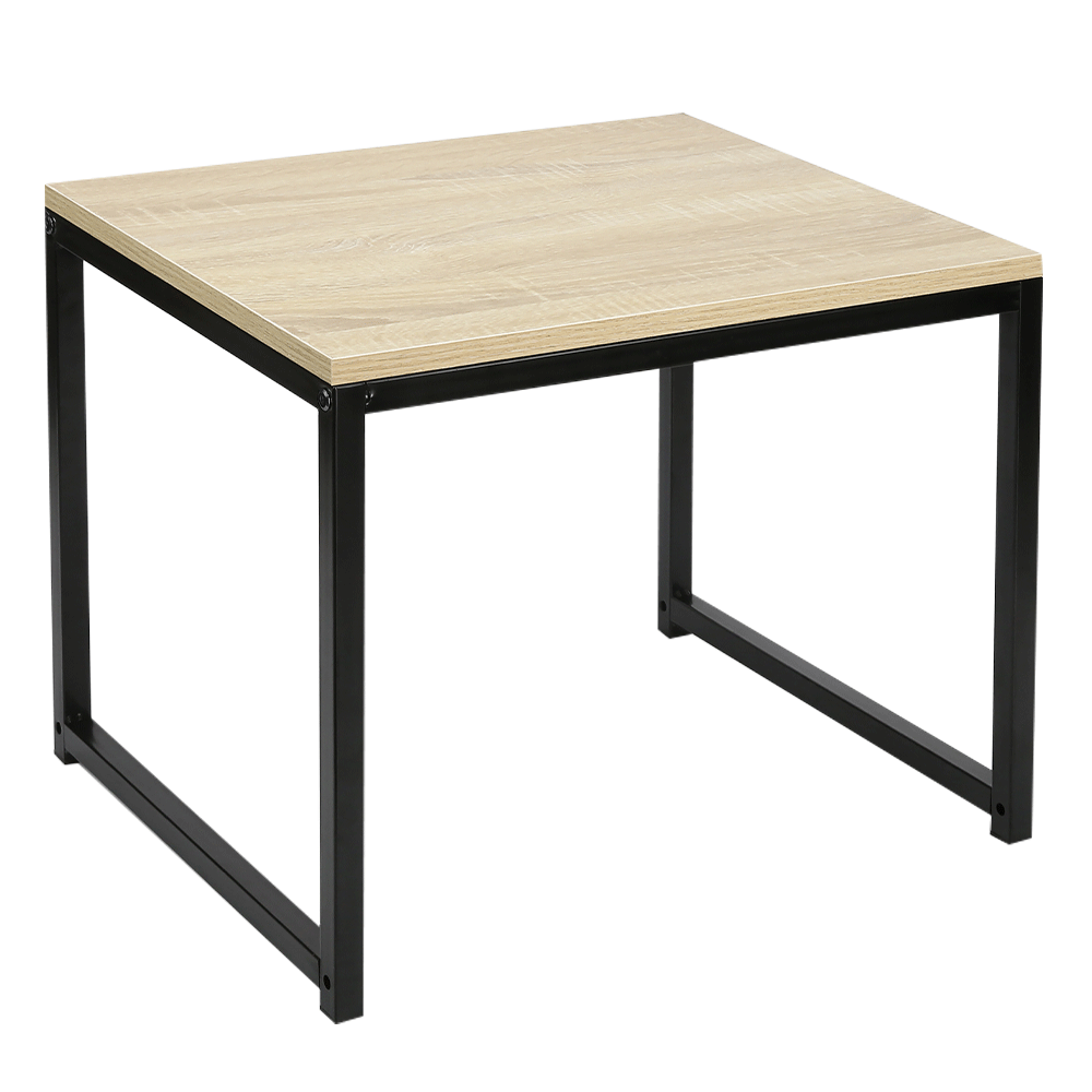 Set 2 masute de cafea, stejar sonoma/negru, KASTLER NEW TYP 2 — imaginea 3