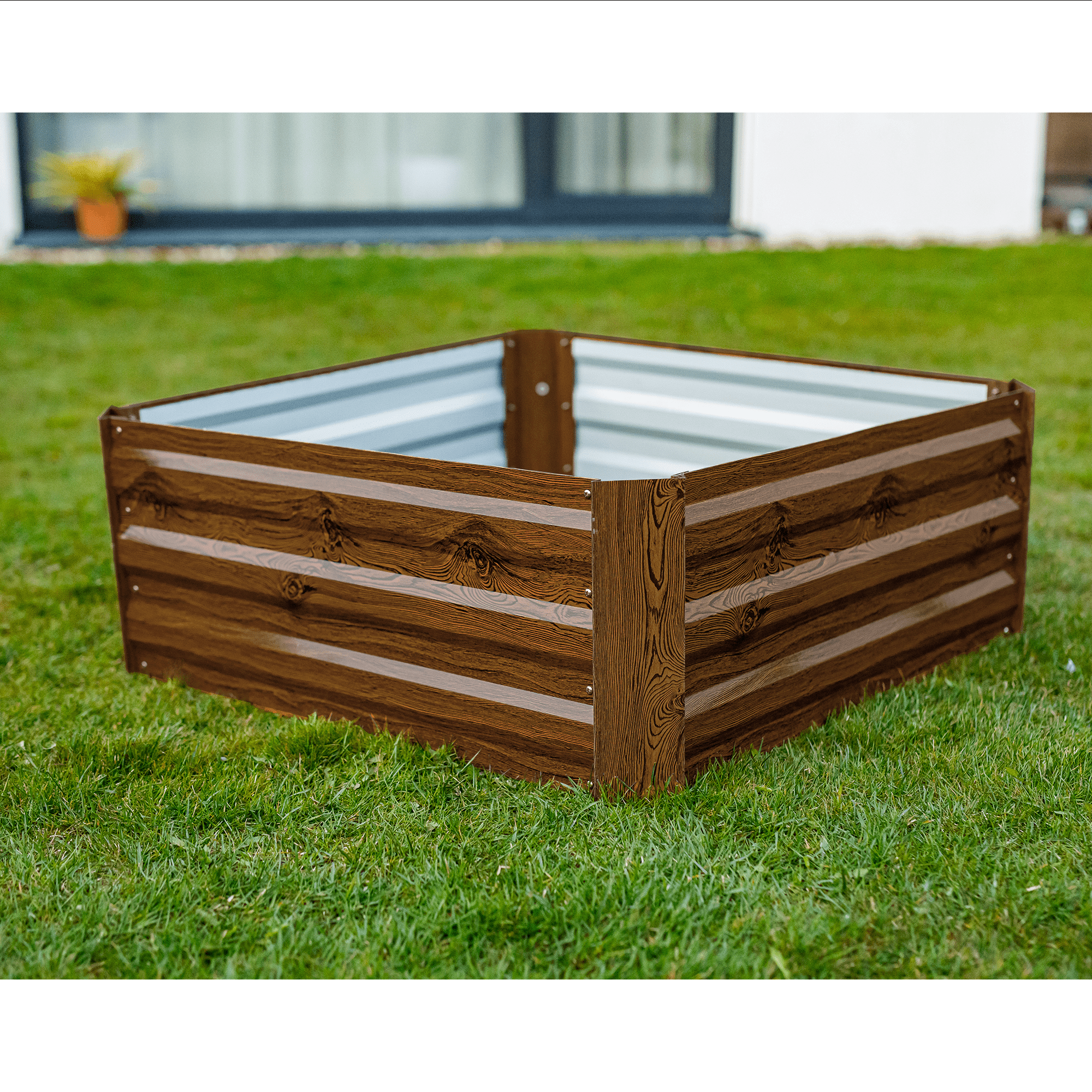 Strat inaltat de gradina, maro, otel, NONKY TIP 3 — imaginea 3