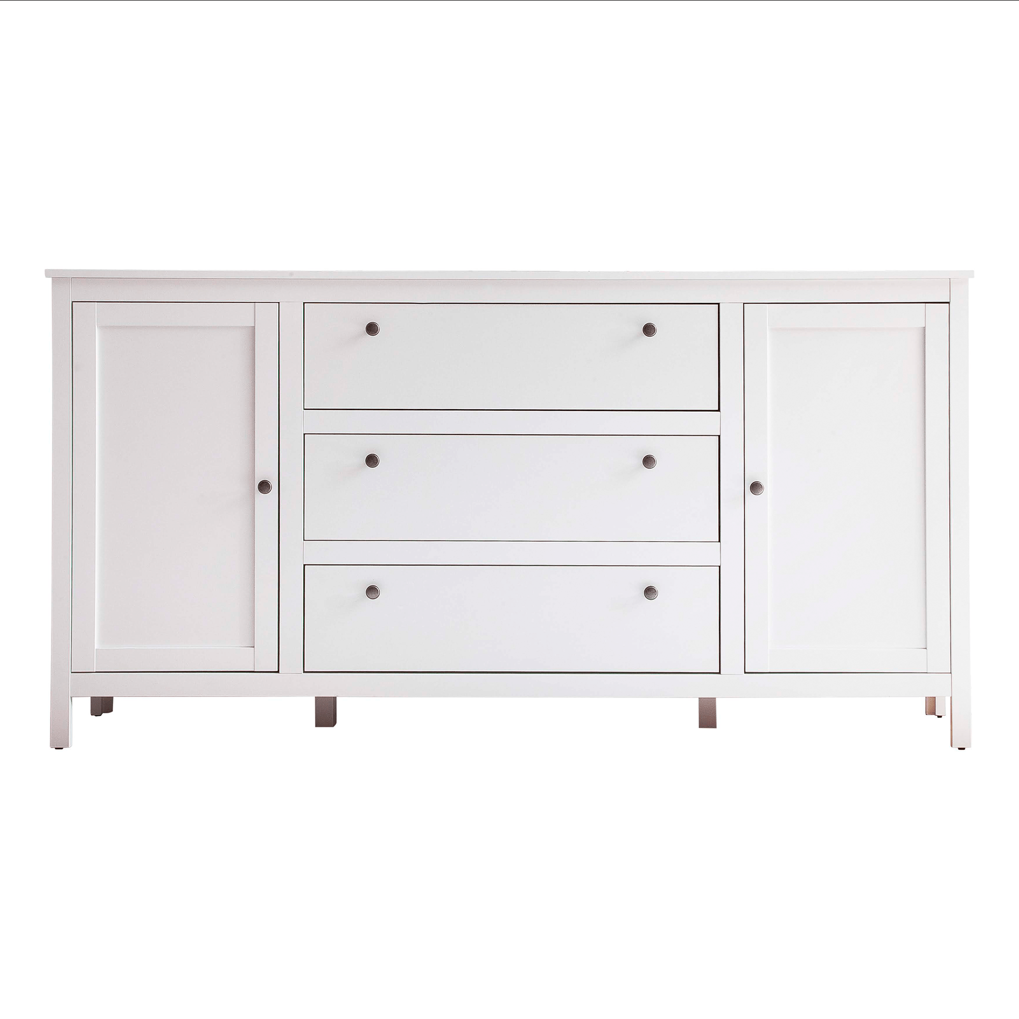 Comoda 2D3S, alb, OLJE — imaginea 3