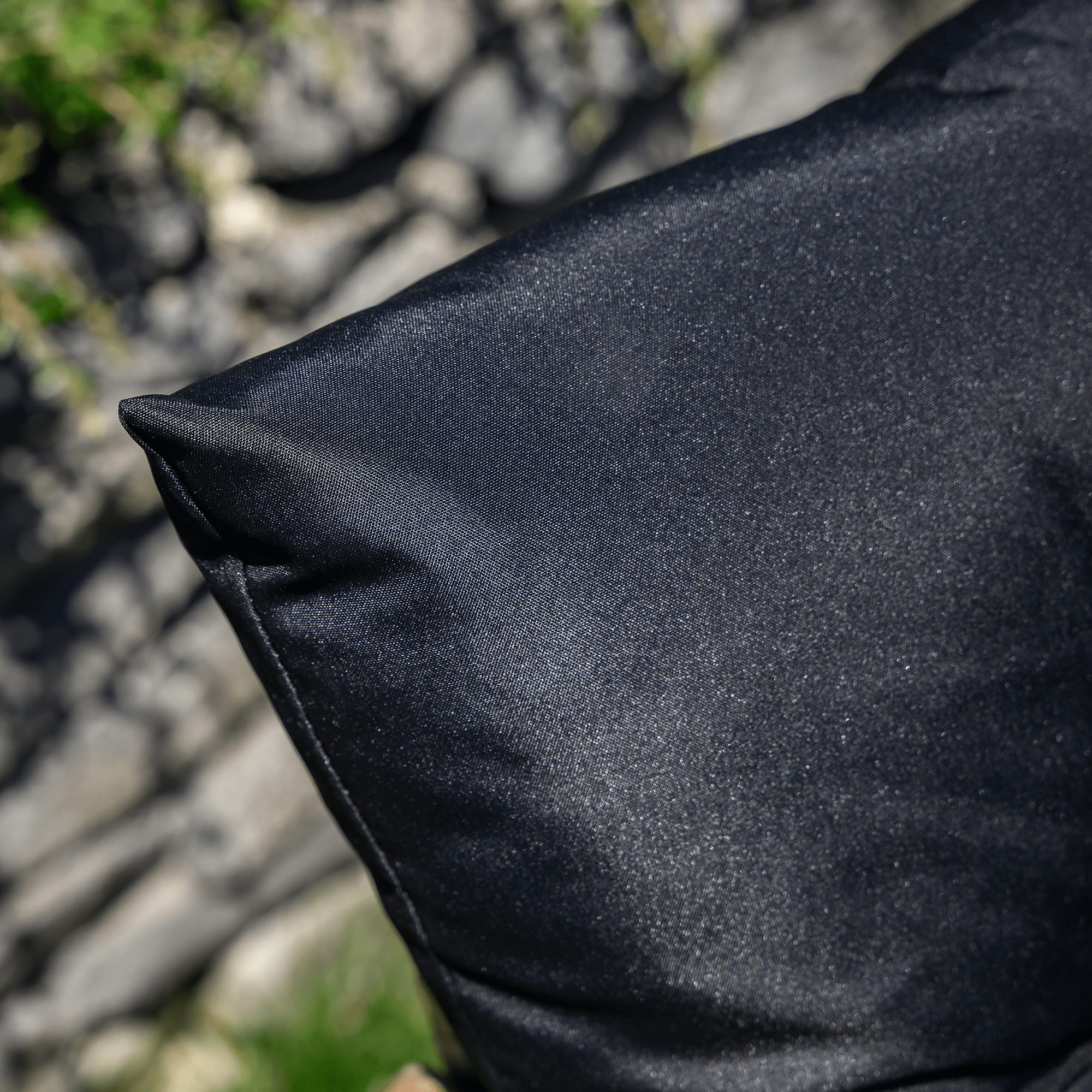Set de gradina din ratan, maro deschis / negru, MADUL — imaginea 5