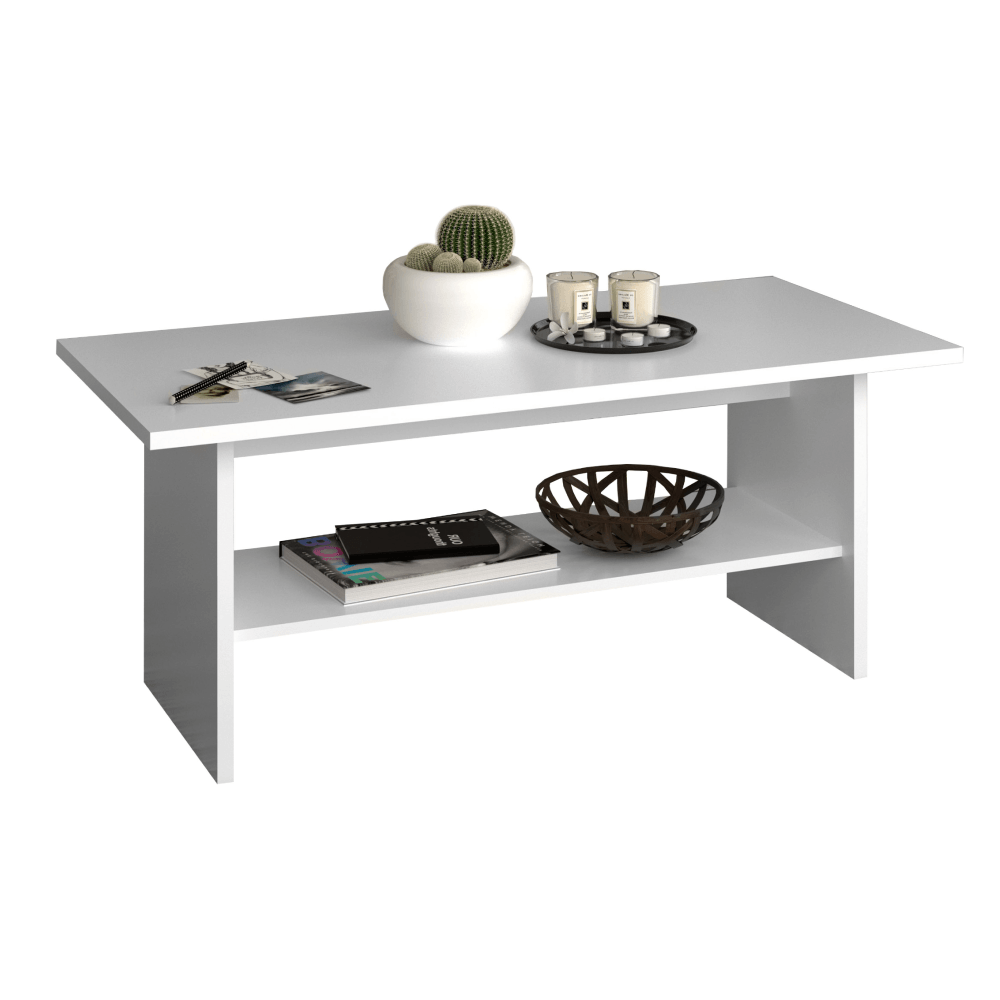 Masuta de cafea 120, alba, ERODIN — imaginea 3