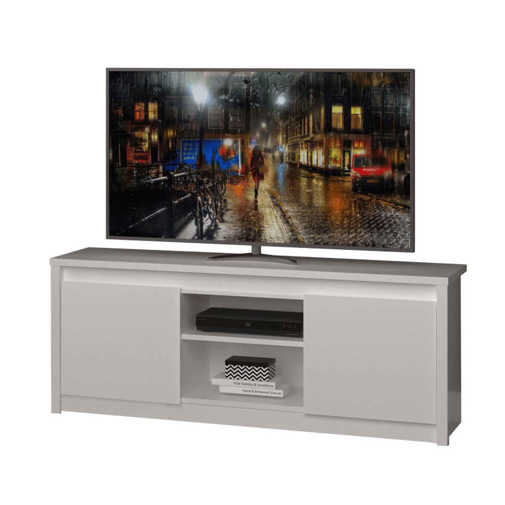 Masa TV 2D/125, alba, ERODIN — imaginea 3