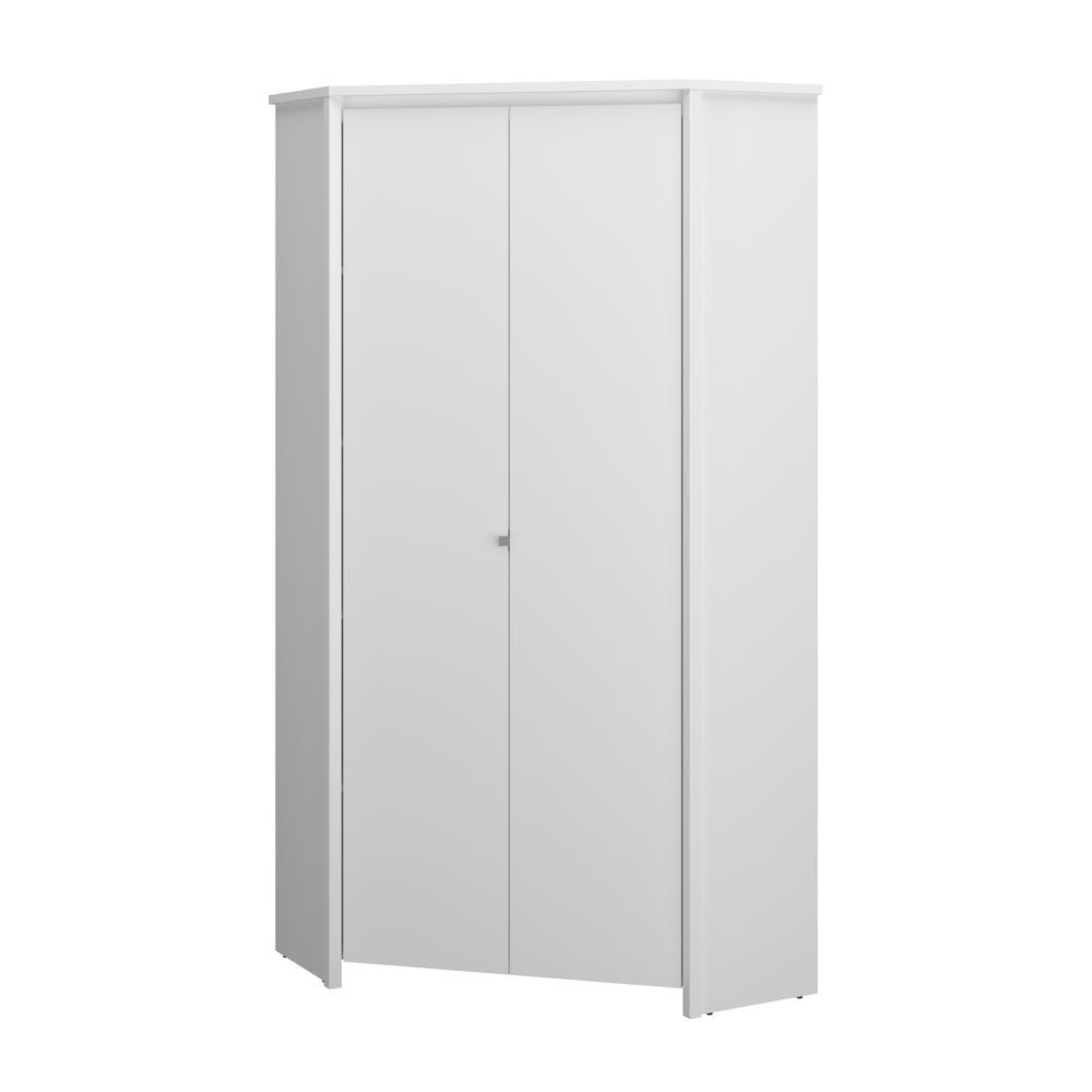 Dulap de colt 2D, alb, ERODIN — imaginea 2