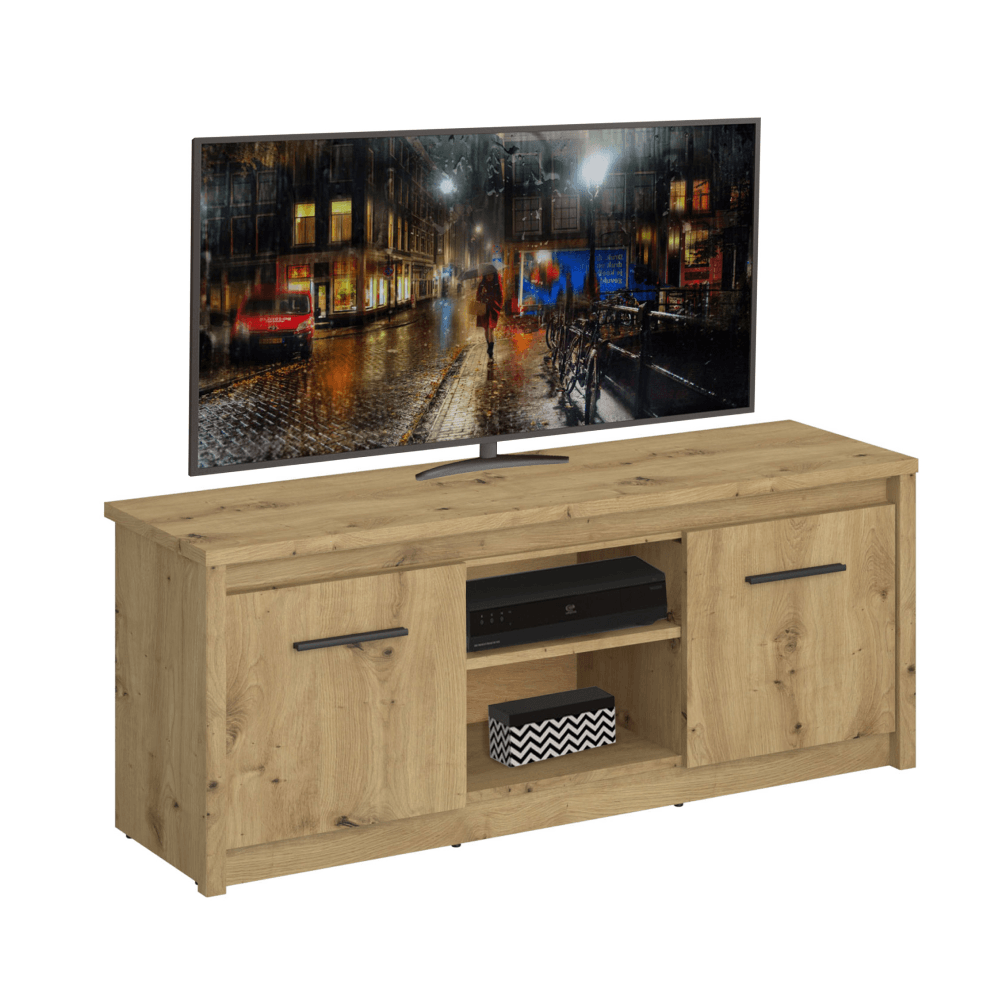 Masa TV 2D/125, stejar Artisan, AIRON — imaginea 5