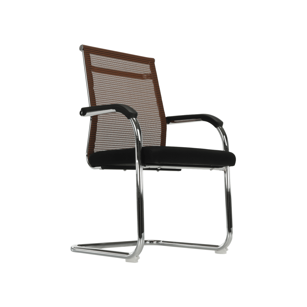 Scaun de sedinta, negru/maro, ESIN — imaginea 3