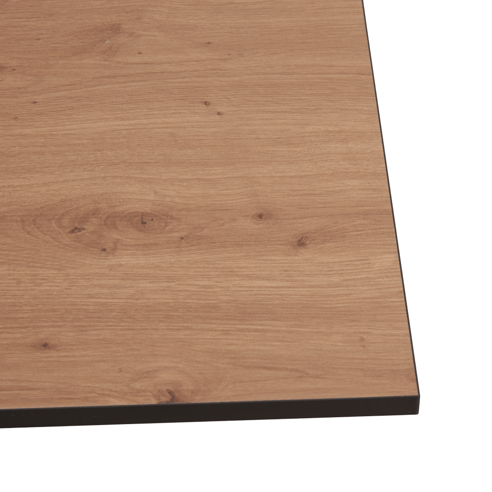 Masa dining, stejar artisan / neagra, 120x75x75 cm, NALAK TIP 2 — imaginea 4