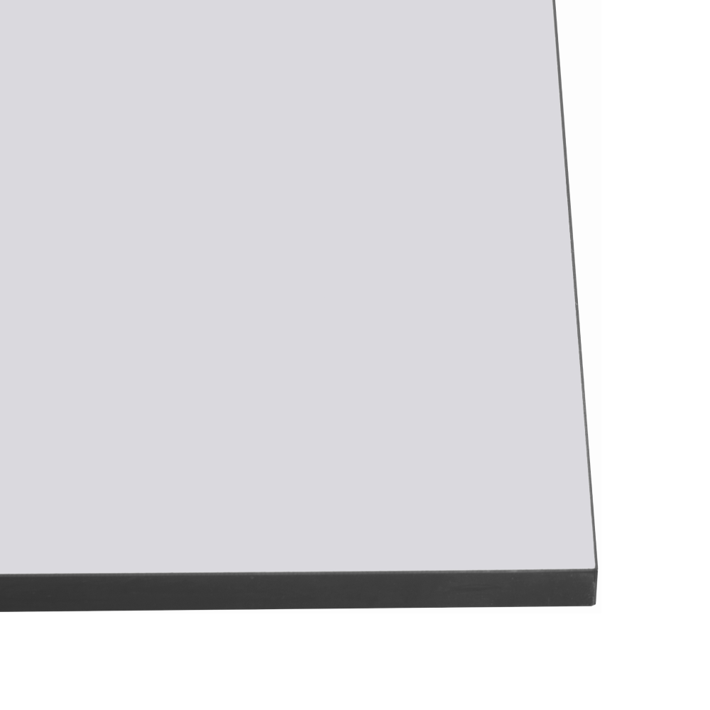 Masa dining, alba / neagra, 160x80x75 cm, NALAK TIP 3 — imaginea 5