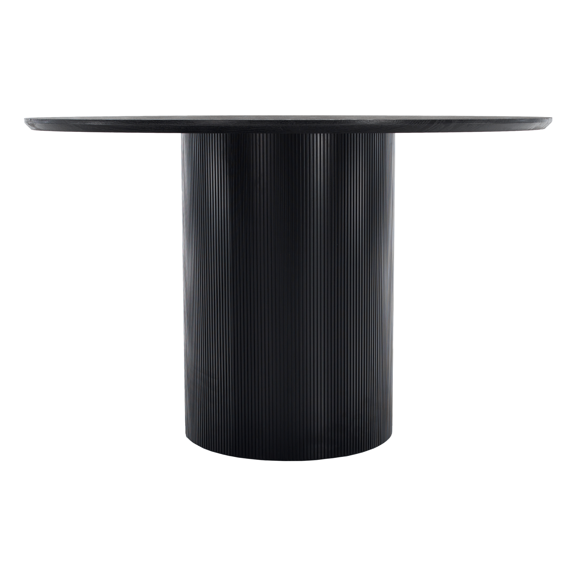 Masa de sufragerie, neagra, diametru 120 cm, MAHIR TIP 2 — imaginea 3