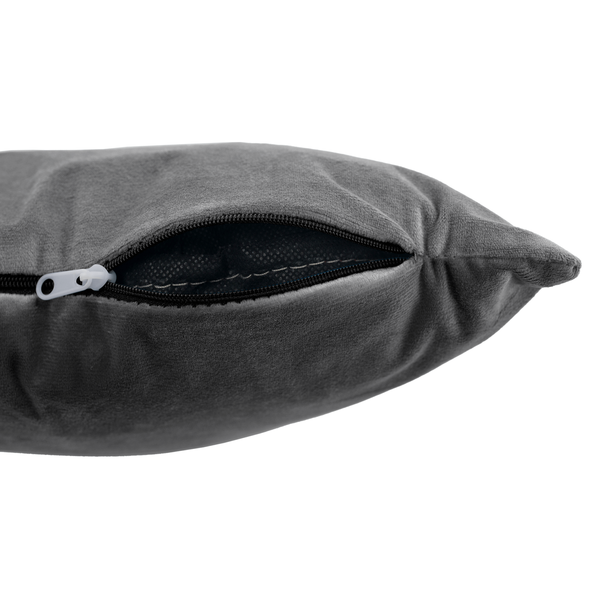 Scaun de birou, tesatura gri Velvet/crom, KLIAN — imaginea 11