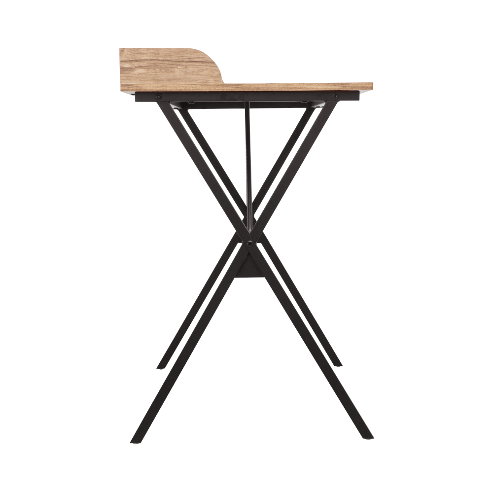 Birou pentru PC, stejar/negru, OFIS — imaginea 5