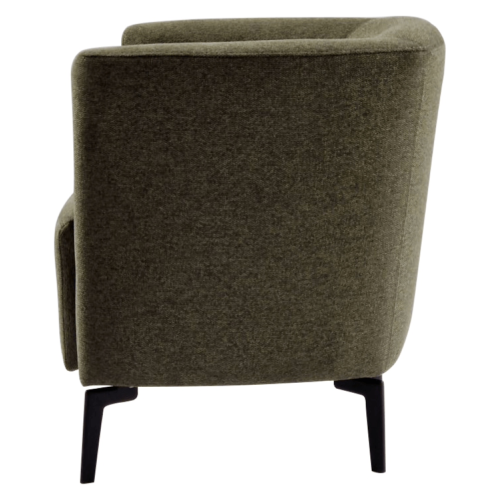 Fotoliu de design, verde / negru, KAPY — imaginea 6